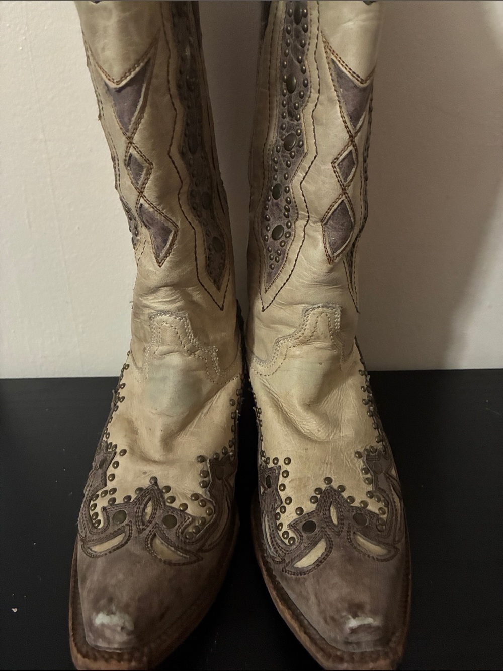 Corral boots cowboys boots angel wings cross women’s size 8.5 - Picture 4 of 12